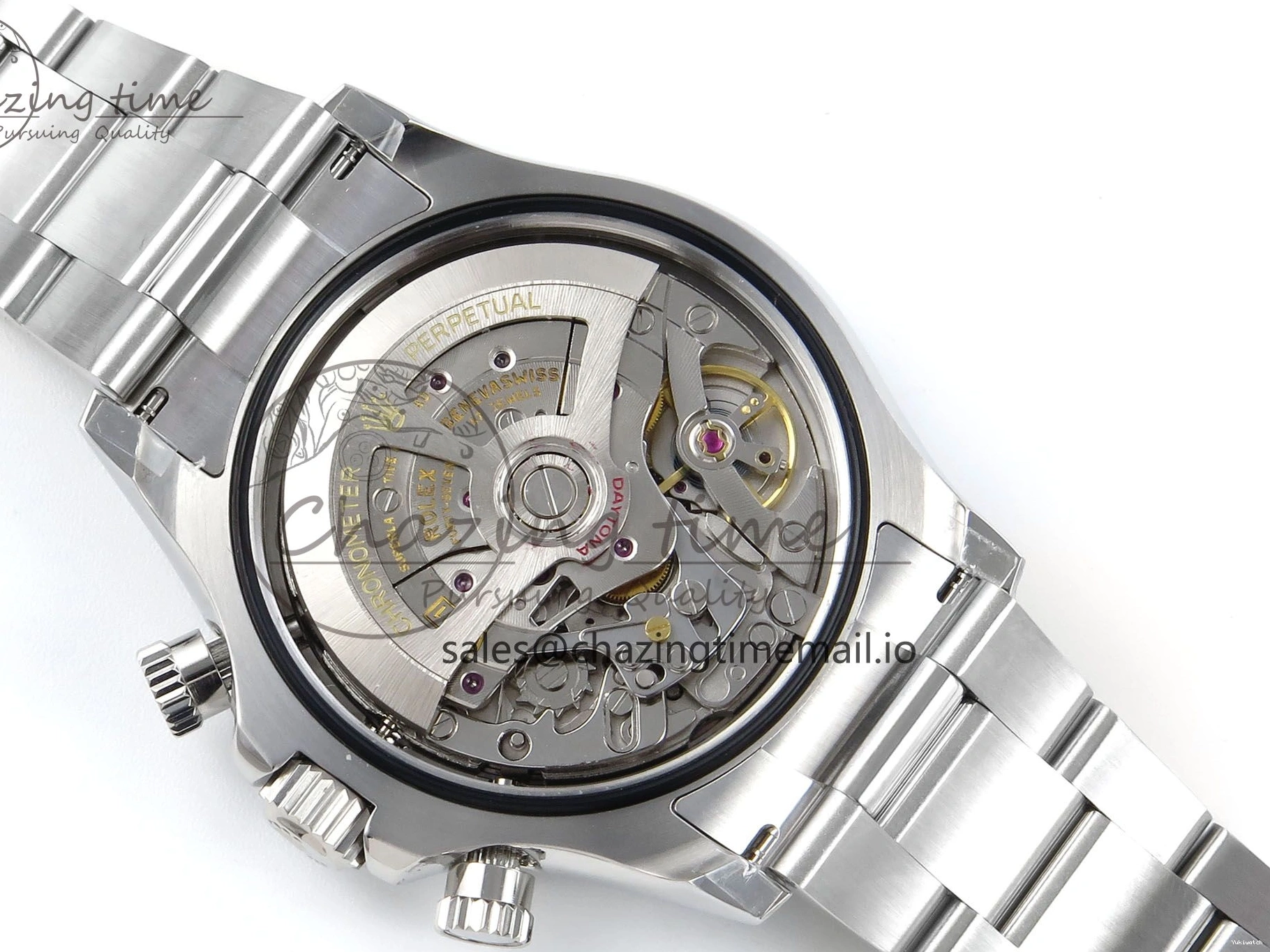 SH4131 QF on Black Edition Strap 126500 SS Daytona Bracelet 1:1 Best V5 Dial 0302